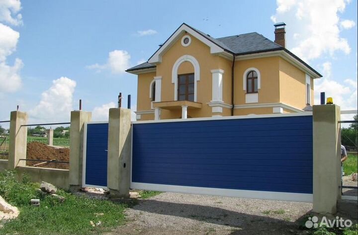 Откатные ворота Алютех