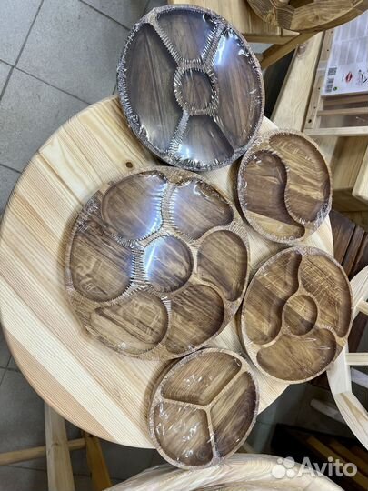 Менажницы из массива дерева