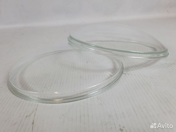 Гладкие стекла фар нива