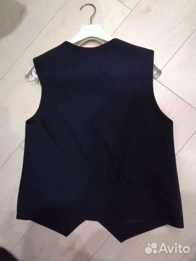 Жилет темно-синий