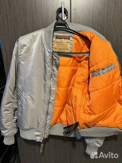 Бомбер alpha industries мужской