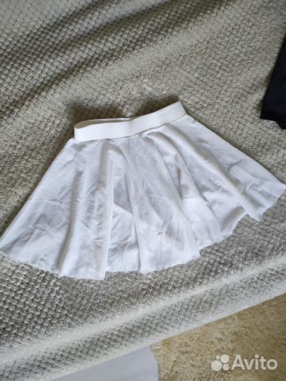 Купальник гимнастический, балетки, юбочка