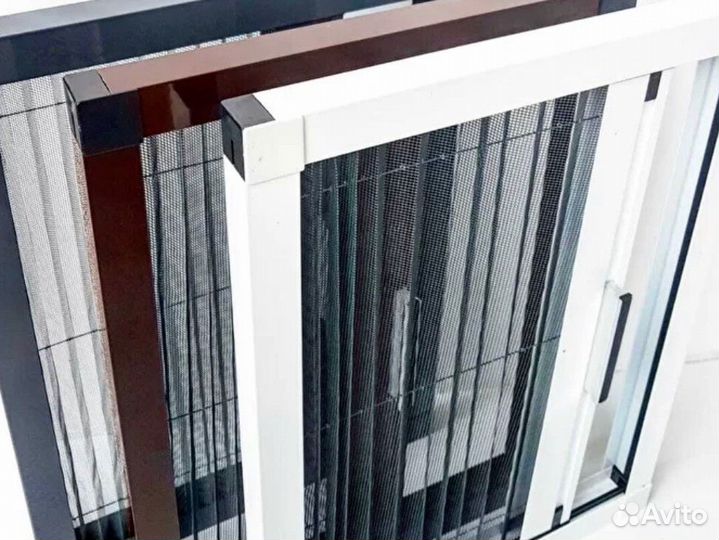 Москитные сетки плиссе на окна и двери