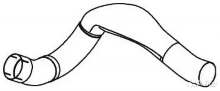 Dinex 48122 Передняя труба