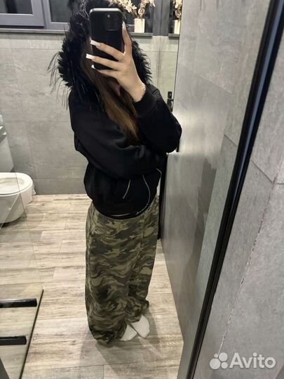 Зип-худи с мехом как у Destroy Lonely y2k opium