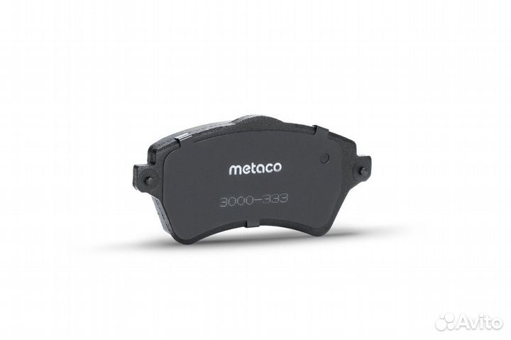 Metaco 3000-333 Колодки тормозные передние к-кт LA