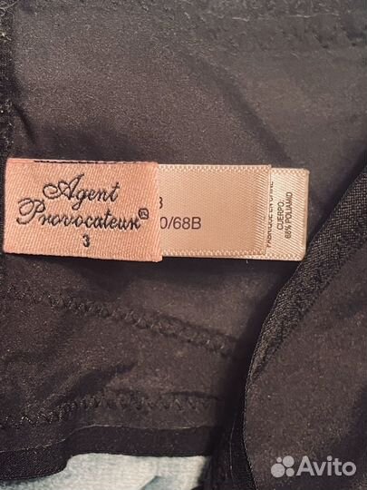 Гладкий широкий пояс для чулок agent provocateur s