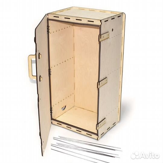 Деревянный коптильный шкаф Hanhi