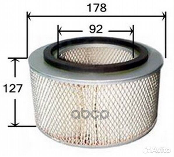 Фильтр воздушный Azumi 2176