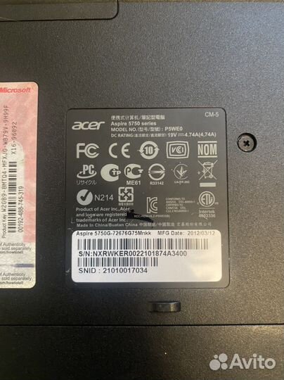 Нетбук acer