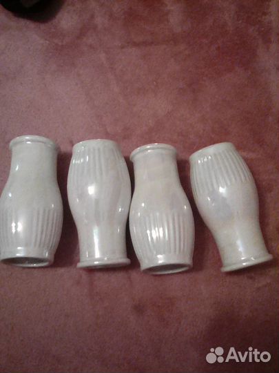 Стаканчики перламутровые для люстры 4 шт