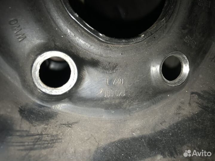 Оригинальные VAG стальные диски R15