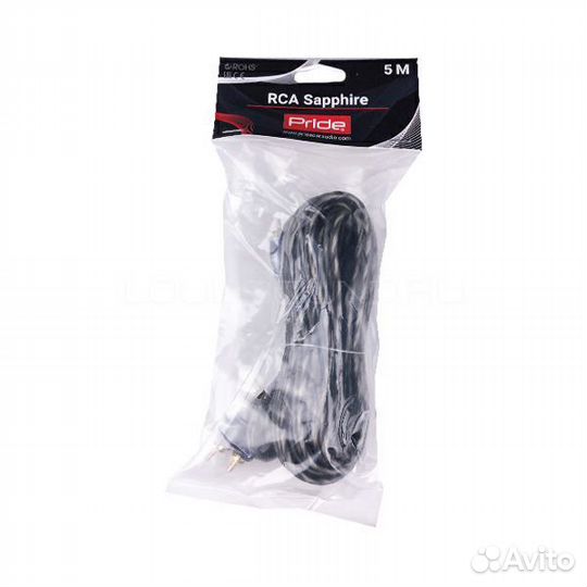 RCA кабели (2шт) двухканальные Pride Saphire 5м