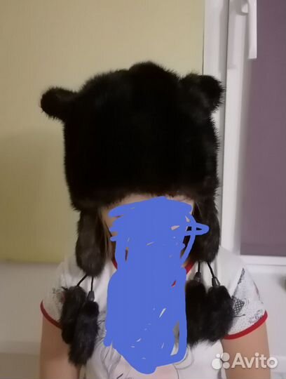 Продам детскую норковую шапку