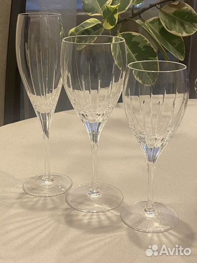 Хрустальные бокалы Christofle, Baccarat