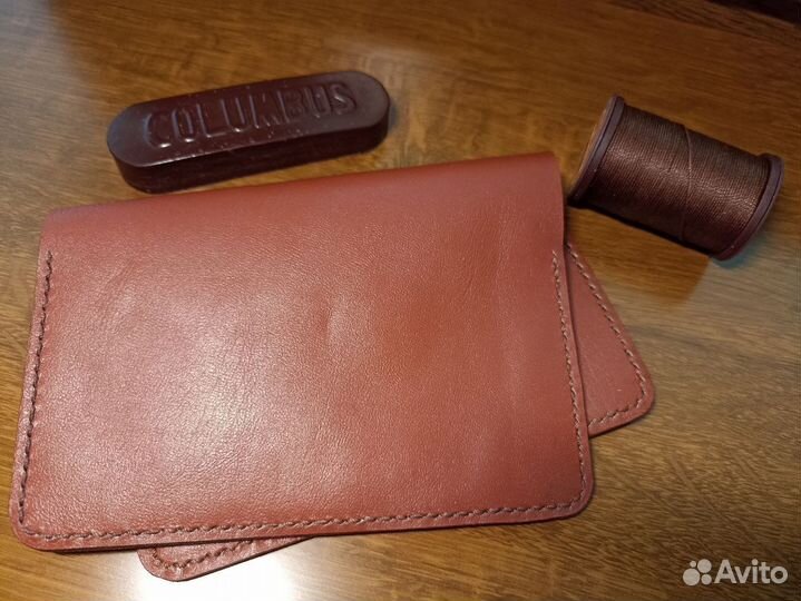 Бифолд ручной работы(Натуральная кожа)