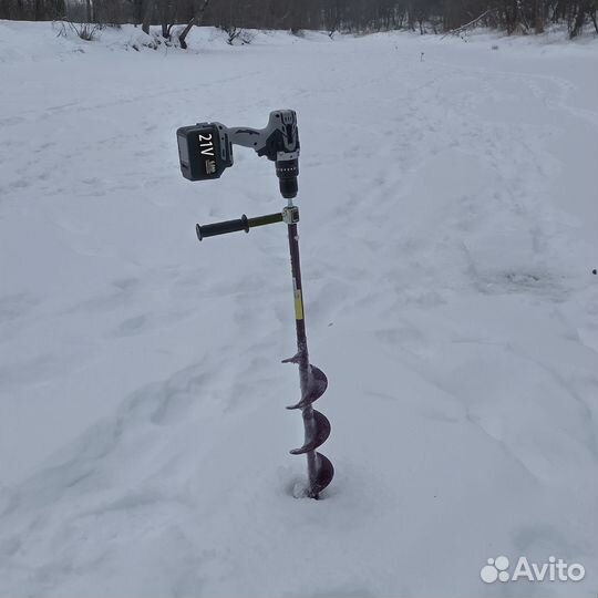 Шуруповерт Ледобур Nanwei в Кейсе + Nero Шнек 130