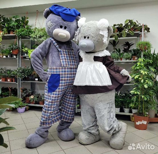 Мишка тедди. Ушастик. Подарок. Ростовые куклы