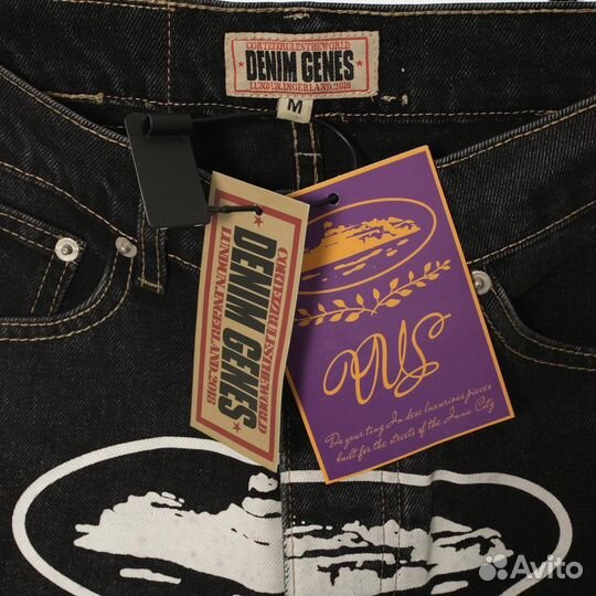 Джинсы Cortiez y2k широкие черные