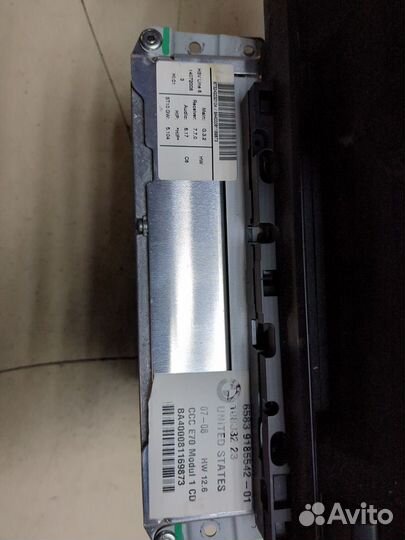 Магнитола BMW X5 E70, 2008