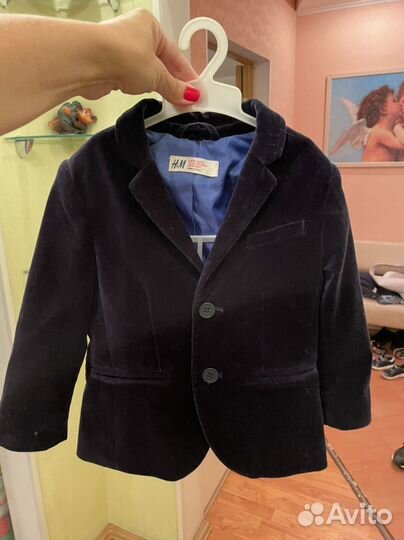 Пиджак бархатный 98