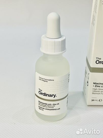 The ordinary осветляющая сыворотка niacinamide 10