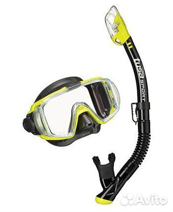 Комплект маска и трубка для снорклинга Visio Tri-e