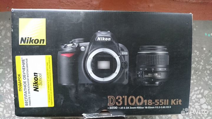 Зеркальный фотоаппарат Nikon D3100 kit 18-55