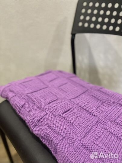 Плед детский вязаный ручная работа