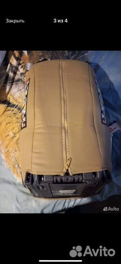 Автокресло детское Mustang Isofix Beige от 9 до 36