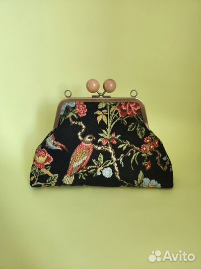 Сумка клатч театральный ручной работы