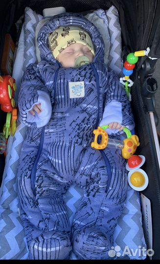 Комбинезон весна осень на мальчика детский 62