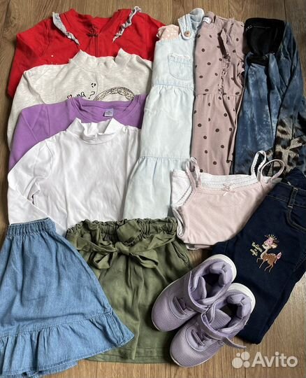 Вещи пакетом на девочку 122/128