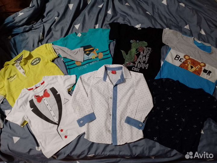 Одежда пакетом на мальчика 98