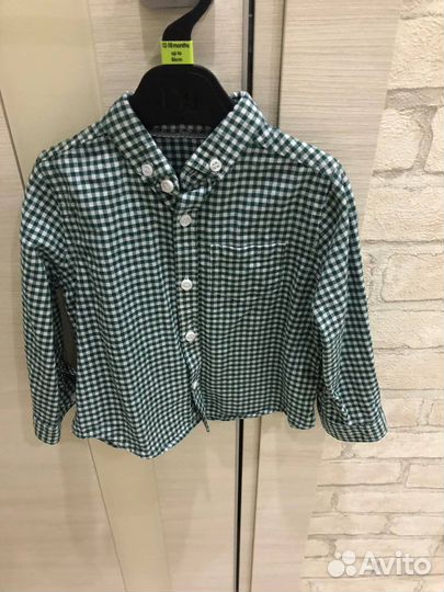 Детские рубашки «H&M», «Mango», «Mothercare»