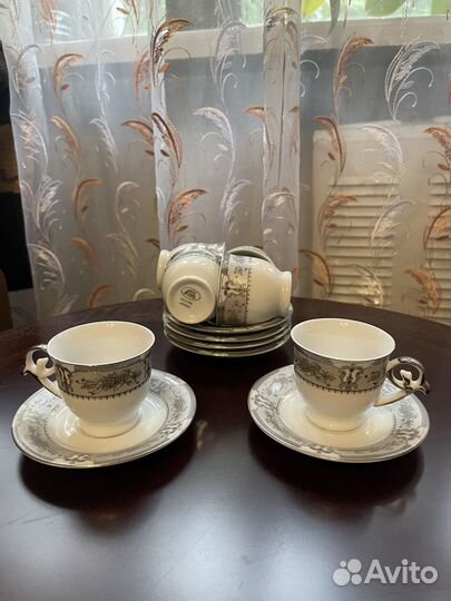 Кофейный набор (на 6 персон), Япония, фарфор