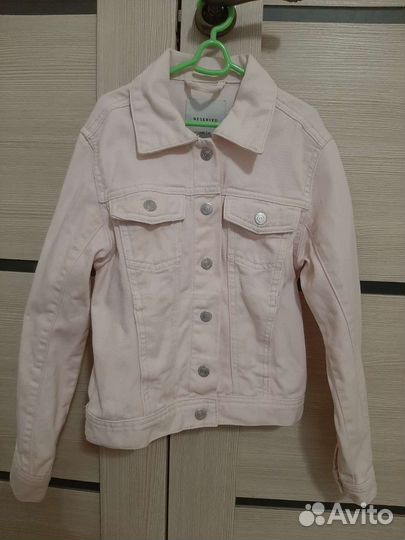 Джинсовая куртка для девочки 140
