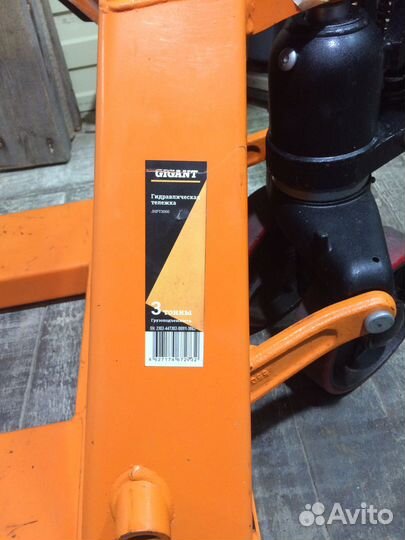 Рохля, гидравлическая тележка г/п 3т