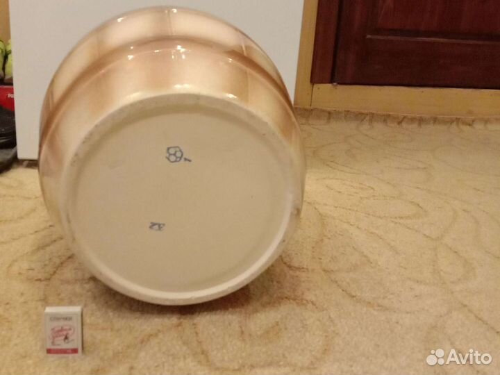 Бочка керамика с крышкой 32 л