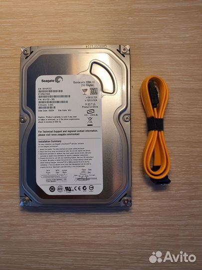 HDD SATA 250 Gb