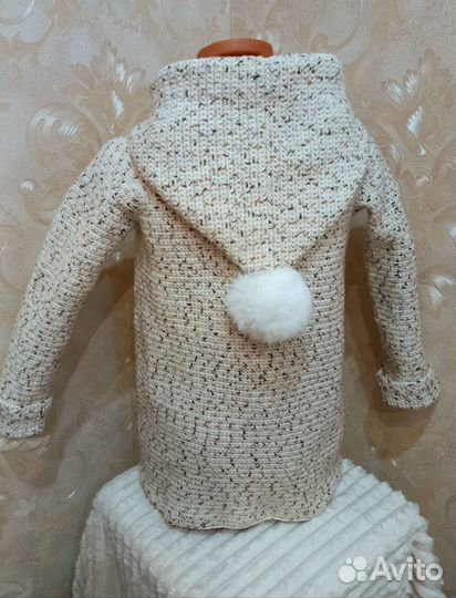 Кардиган детский вязаный ручной работы