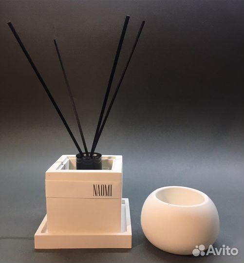 Подсвечник из гипса /бетона