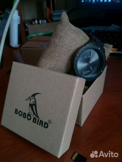 Bobo bird Часы дерево