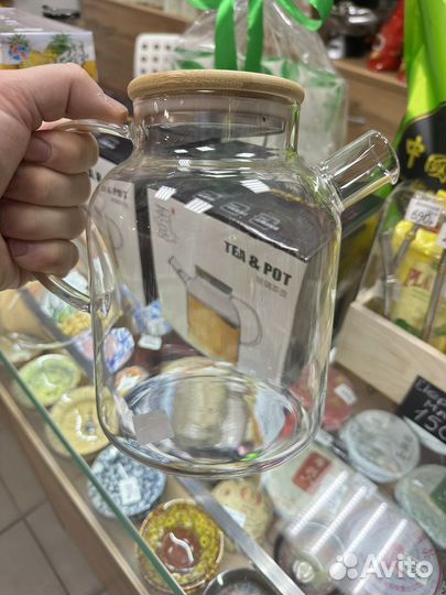 Чайник большой заварочный бочонок 1800 мл 1,8 л