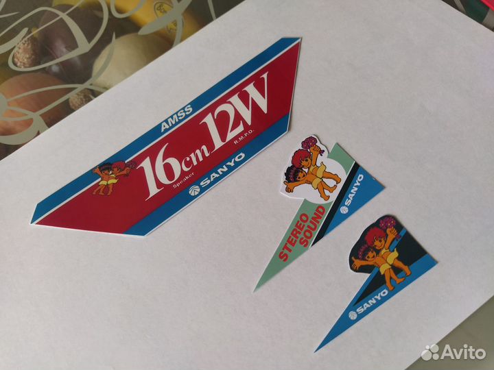 Наклейки sanyo
