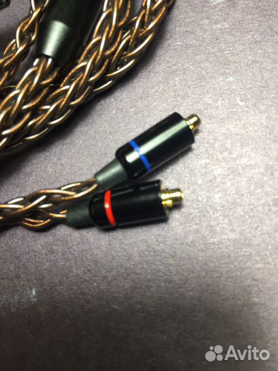 Новый Медный кастомный кабель mmcx джек 4.4