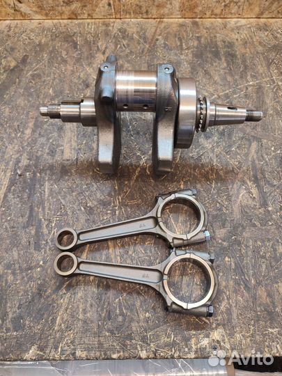 Xvs1100 коленвал с шатунами и вкладышами
