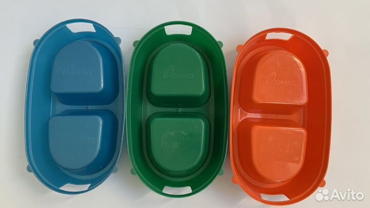 Миска двойная для собак и кошек домашних животных