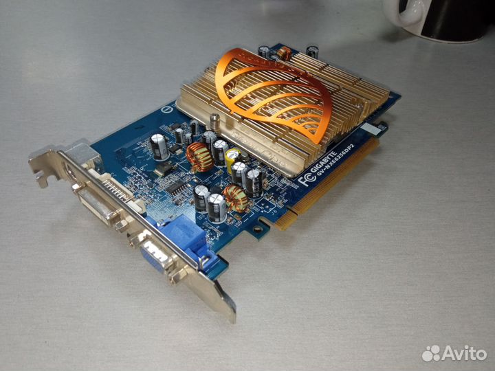 Видеокарта 256 мб Geforce пассивное охлаждение