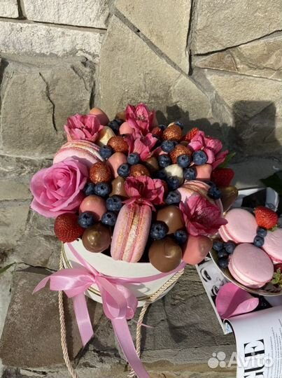 Букет из клубники в шоколаде